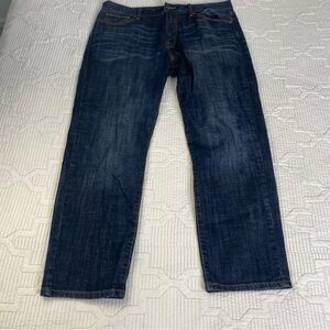 Lucky Brand Men's 38x30 221 Original Straight Leg Jeans Blue Dark Wash